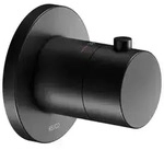 KEUCO IXMO Thermostatarmatur Unterputz, Rosette rund, 59553370001, Farbe: Schwarz