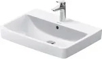 Duravit No.1 Waschtisch, 1 Hahnloch, mit &Uuml;berlauf, 650x460mm, Unterseite...