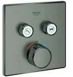 Grohe Grohtherm SmartControl Thermostat mit zwei Absperrventilen, 29124AL0, Farbe: