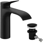 hansgrohe Vivenis Einhebel-Waschtischarmatur 110 mit Zugstangen-Ablaufgarnitur,