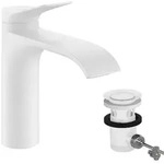 hansgrohe Vivenis Einhebel-Waschtischarmatur 110 mit Zugstangen-Ablaufgarnitur,