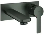 Grohe Lineare 2-Loch Waschtischbatterie, Wandmontage, Ausladung 149mm, 19409AL1,