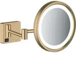 hansgrohe AddStoris LED-Rasierspiegel, 41790140, Farbe: Brushed Bronze