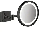 hansgrohe AddStoris LED-Rasierspiegel, 41790670, Farbe: Mattschwarz