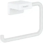 hansgrohe AddStoris Toilettenpapierhalter, 41771700, Farbe: weiss matt