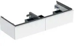 Geberit iCon Unterschrank f&uuml;r Doppelwaschtisch, 2 Schubladen, 118,4x24,7x47,6...