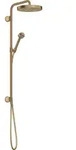 hansgrohe AXOR One Showerpipe 280 1-jet, Unterputz, 48790140, Farbe: Brushed Bronze