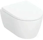 Geberit iCon Wand-WC-Set, Rimfree-Technologie, inklusive WC-Sitz, geschlossene Form,