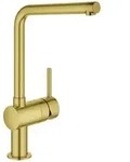 GROHE Minta Einhand-Sp&uuml;ltischarmatur, Ausladung 210mm, L-Auslauf, schwenkbar,