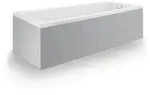 Duravit No.1 Einbau-Badewanne, rechteckig, 1700x750mm, 1 R&uuml;ckenschr&auml;ge, wei&szlig;,