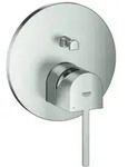 GROHE Plus Einhand-Wannenbatterie, Unterputzmontage, 24060DC3, Farbe: Supersteel