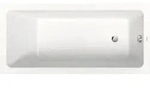 Duravit No.1 Einbau-Badewanne, rechteckig, 1500x700mm, 1 R&uuml;ckenschr&auml;ge, wei&szlig;,