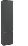 Villeroy & Boch Subway 3.0 Hochschrank, 2 T&uuml;ren Anschlag rechts, 400x1710x362mm,