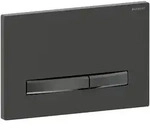 Geberit Sigma50 Bet&auml;tigungsplatte, f&uuml;r 2-Mengen-Sp&uuml;lung, Metallfarbe schwarzchrom,