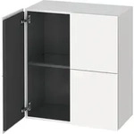 Duravit L-Cube Halbhochschrank, 2 T&uuml;ren, 700x363x800mm, LC117701818, Farbe:...