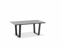 Tisch Noah Trapezkufe anthrazit - 180 x 95 cm HPL Zement-Design