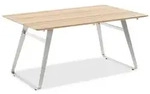Tisch Elba Edelstahl - 220 x 95 cm Teak ge&ouml;lt