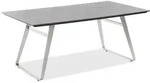 Tisch Elba Edelstahl - 180 x 95 cm HPL Graphit-Design