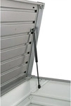 Biohort Freizeitbox - 180, quarzgrau metallic, 181 x 79 x 71 cm