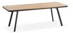 Tisch Kubu - Teak, Aluminium