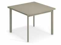 Tisch Star - 90 x 90 cm 37 - grau-grün