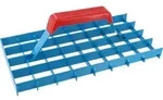 Gitterrabot Gl&auml;ttwerkzeug Mauerbearbeitung Rabot Hobel glatt 32x32 mm
