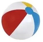 Wasserball Schwimmball Strandball Spielball Beachball Poolball bunt 610mm 1