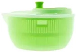 Salatschleuder Salattrockner Gem&uuml;seschleuder Gr&uuml;n 250mm Kurbel - 1 St&uuml;ck