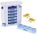 7 Tage Tablettenbox Wochen Medikamentendosierer Pillendose Organizer Fach Box 1