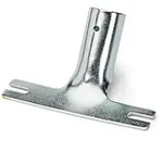 Metallstielhalter Befestigung Stiel Halterung Schaftaufnahme geschlitzt 24 mm