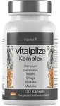 Vitalpilze Komplex- Hericium, Cordyceps, Reishi, Chaga, Shiitake & Maitake vo...