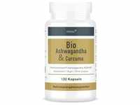 Bio Ashwagandha KSM-66® & Curcuma 120 Kapseln von EXVital