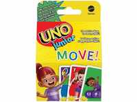 Mattel HNN03, Mattel Games UNO Junior Move interaktives Kartenspiel Kinderspiel