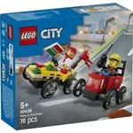 LEGO&reg; City 60458 Pizzalieferwagen vs. L&ouml;schauto