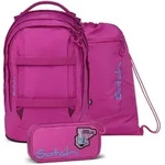 Satch pack Schulrucksack Set Fearless Pink