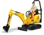 bruder&reg; 62002 - JCB Mikrobagger 8010 CTS und Bauarbeiter