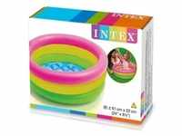 INTEX 57107NP Baby Pool Sunset Glow mit 3-Ringen