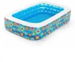 Bestway&reg; Family Pool Flunky FloralTM eckig - 229 x 152 x 56 cm