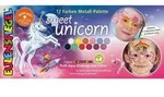 Eulenspiegel 12 Farben 2 Glitzer Metall-Palette Sweet Unicorn