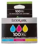 LEXMARK 100XL 14N0850 CMY TINTE - 600 SEITEN F&Uuml;R GENESIS S815