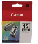 CANON BCI-15 8190A002 SCHWARZ TINTE - 160 SEITEN F&Uuml;R I70