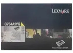 LEXMARK C734A1YG GELB TONER - 6000 SEITEN F&Uuml;R C-734DN