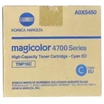 KONICA MINOLTA TNP18 TNP-18C CYAN TONER - 6000 SEITEN F&Uuml;R MAGICOLOR 4750DN