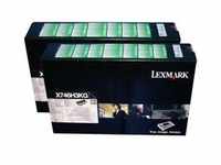 Lexmark X746 Corp Toner Black 2 Pack