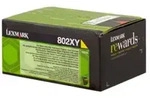 LEXMARK 802XY 80C2XY0 GELB TONER - 4000 SEITEN F&Uuml;R CX-510DE MFP