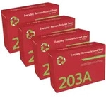 Xerox for HP 203A Toner CMYK Pack of 4