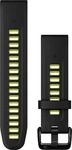 Garmin 010-13279-03, Garmin 20MM Quickfit Armband Silikon - Schwarz/Electric...