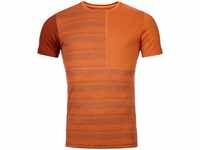 Ortovox 8411200011-S, Ortovox 185 Rock'N'Wool Short Sleeve Man - desert orange S