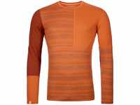 Ortovox 8410200011-S, Ortovox 185 Rock'N'Wool Long Sleeve Man - desert orange S