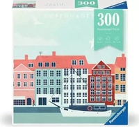 Ravensburger 12000769, Ravensburger Erwachsenenpuzzle 300 Teile - Kopenhagen